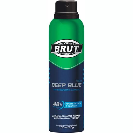 Imagem de Desodorante aerosol masculino brut deep blue 90g