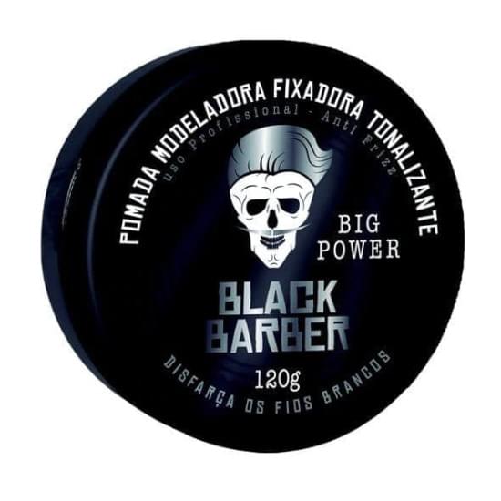 Imagem de Pomada modeladora muriel black barber tonalizante 120g