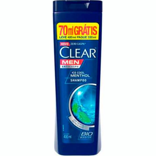 Imagem de Shampoo anticaspa clear men ice cool mentho 400ml