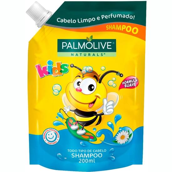 Imagem de Shampoo para crianças palmolive naturals kids todo tipo de cabelo 200ml refil