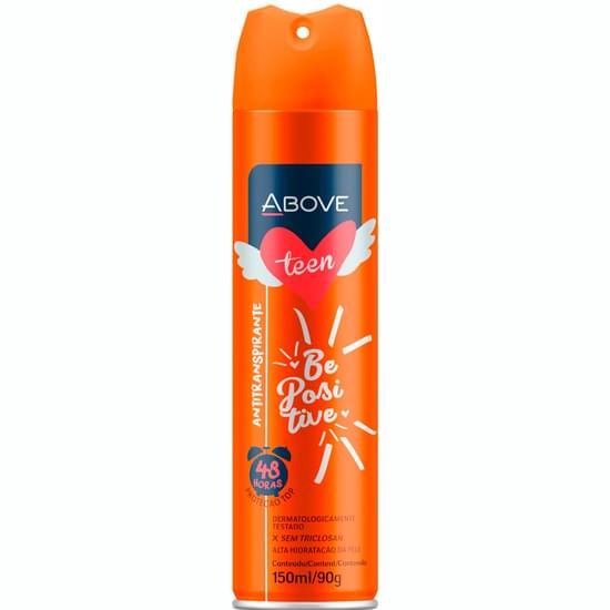 Imagem de Desodorante aerosol feminino above teen be positive 90g