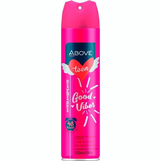 Imagem de Desodorante aerosol feminino above teen good vibes 90g