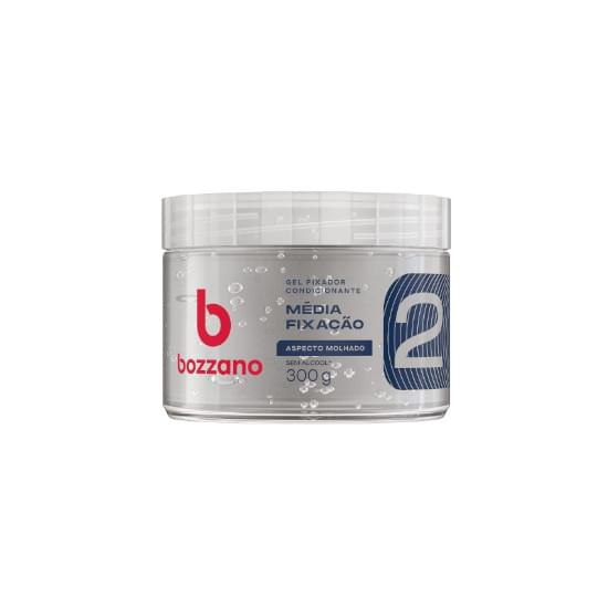 Imagem de Gel fixador bozzano brilho molhado fator 2 300g