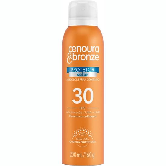 Imagem de Protetor solar cenoura e bronze fps 30 aerosol 200ml