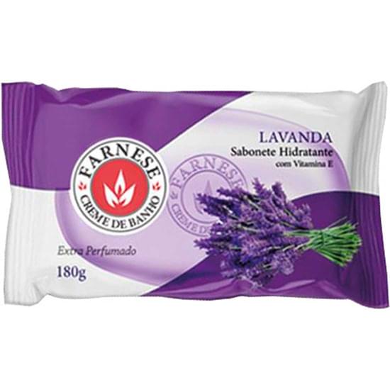 Imagem de Sabonete barra hidratante lavanda e menta farnese flow pack 180g