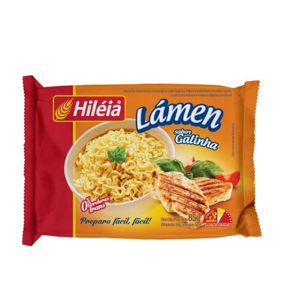 Imagem de Macarrão instantâneo hiléia galinha 85g