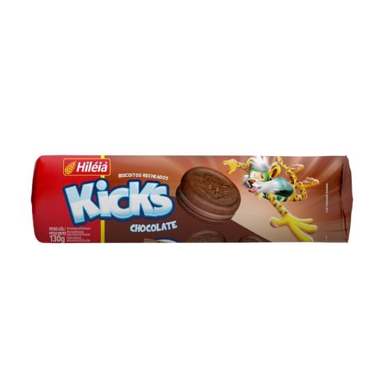 Imagem de Biscoito recheado hiléia kicks chocolate 130g