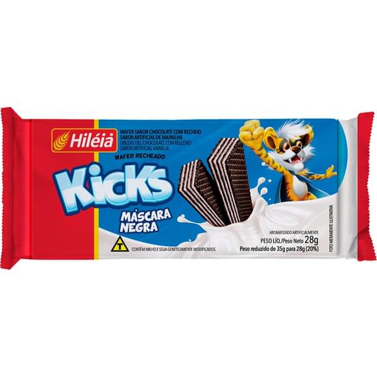 Imagem de Biscoito wafer hiléia máscara negra 28g