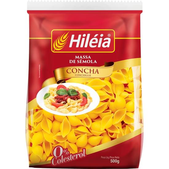 Imagem de Macarrão sêmola hiléia concha 500g