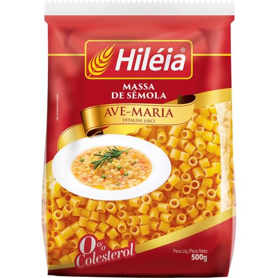 Imagem de Macarrão sêmola hiléia ave maria 500g