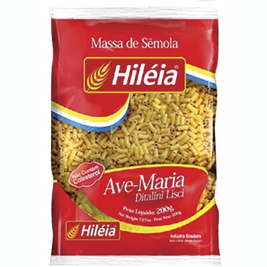 Imagem de Macarrão sêmola hiléia ave maria 200g