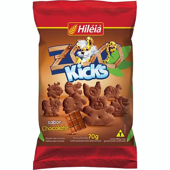 Imagem de Biscoito zoo kicks chocolate 70g