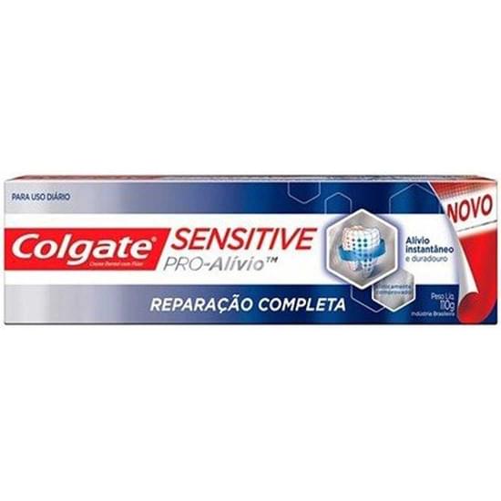 Imagem de Creme dental para dentes sensíveis colgate sensitive pro-alívio reparação completa 110g