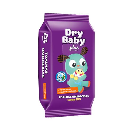 Imagem de Toalha umedecida macia dry baby plus pacote 100 unidades