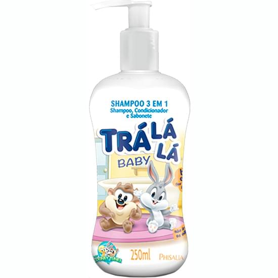 Imagem de Shampoo infantil trá lá lá baby 3 em 1 bem estar pump 250ml