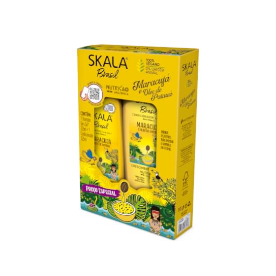 Imagem de Kit skala maracujá e óleo de patauá shampoo 325ml e condicionador 325ml