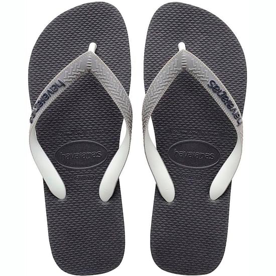 Imagem de Sandália havaianas masculino top mix preto, cinza aço e preto 33/34