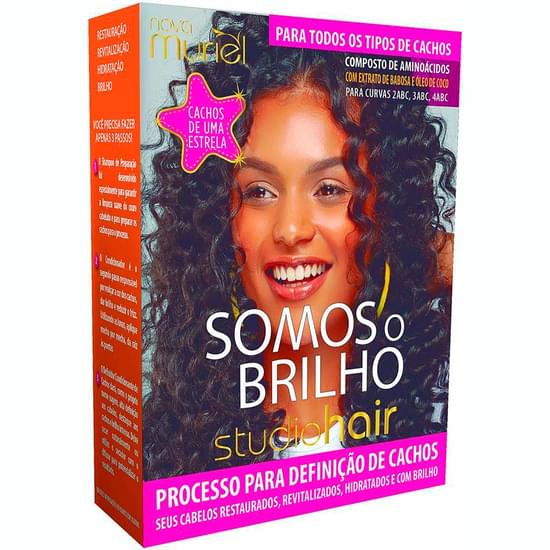 Imagem de Kit definação de cachos muriel studio hair totos tipos somos o brilho