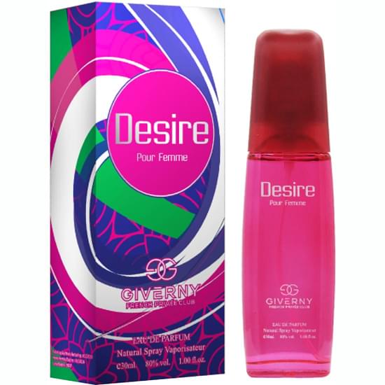 Imagem de Colônia feminina giverny desire pour femme 30ml