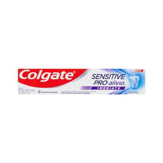 Imagem de Creme dental para dentes sensíveis colgate sensitive pro-alívio imediato original 90g