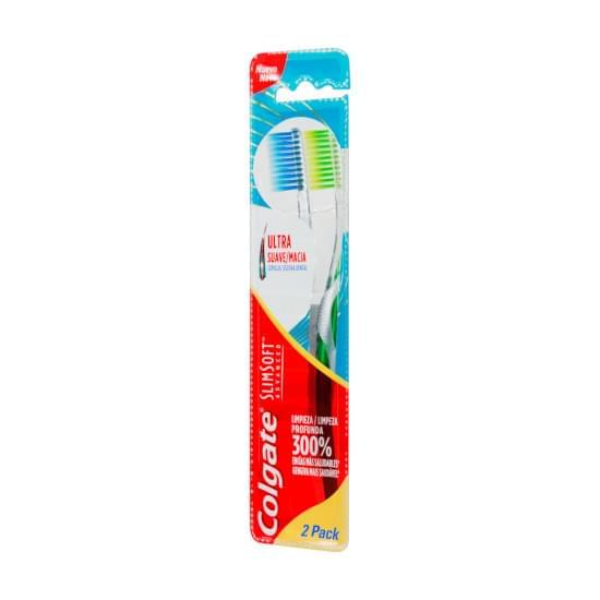 Imagem de Escova de dente colgate slim soft advanced 2 unid