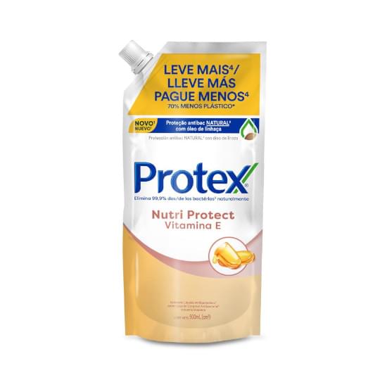 Imagem de Sabonete líquido antibacteriano para as mãos protex nutri protect vitamina e 500ml