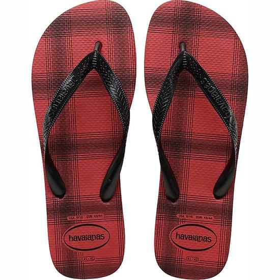 Imagem de Sandália havaianas top basic vermelho apache e preto 37/38