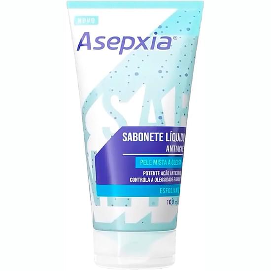 Imagem de Sabonete líquido antiacne asepxia esfoliante 100ml