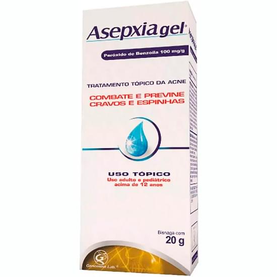 Imagem de Gel antiacne asepxia 10% peróxido de benzoila 20g