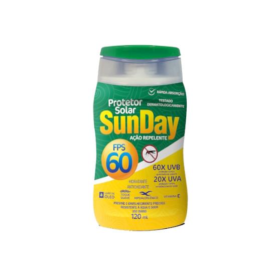 Imagem de Protetor solar sunday com repelente fps 60 spray 120ml