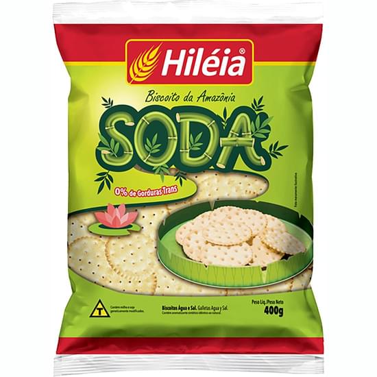 Imagem de Biscoito hiléia soda da amazônia 400g