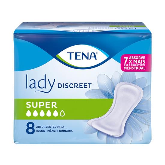 Imagem de Absorvente para incontinência urinária lady discreet super 8 unidades