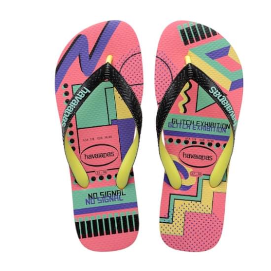 Imagem de Sandalia havaiana feminina top cool rosa porcelana 33/4