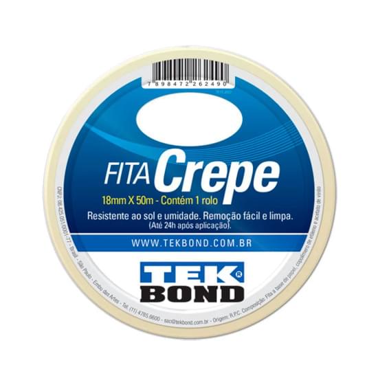 Imagem de Fita crepe 18mm x 50m tekbond