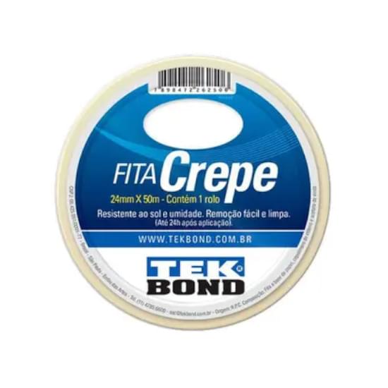 Imagem de Fita crepe 24mm x 50m tekbond