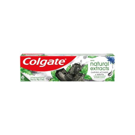 Imagem de Creme dental colgate natural extracts carvão ativado e menta 90g