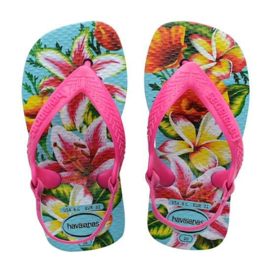 Imagem de Sandália havaianas baby chic azul 19