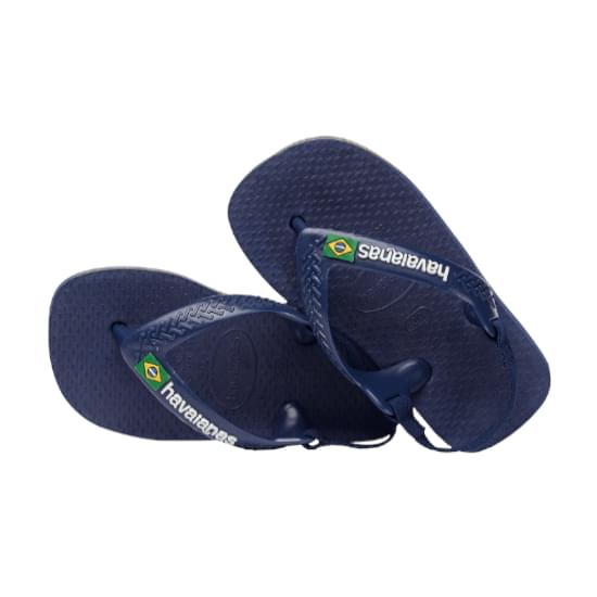 Imagem de Sandália havaianas new baby brasil azul marinho 23/4