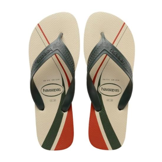 Imagem de Sandália havaianas masculino top max basic bege palha 35/36