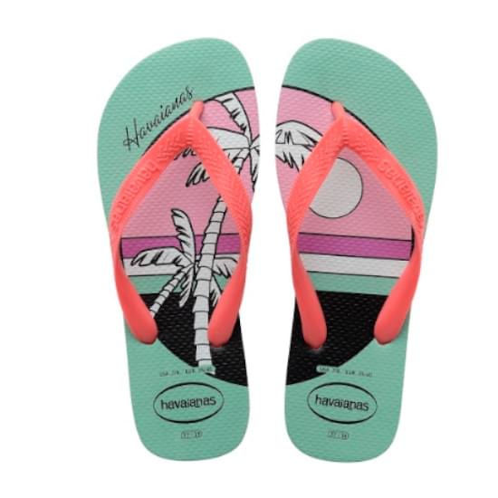 Imagem de Sand¿lia havaianas feminina top vibes turquesa 33/34