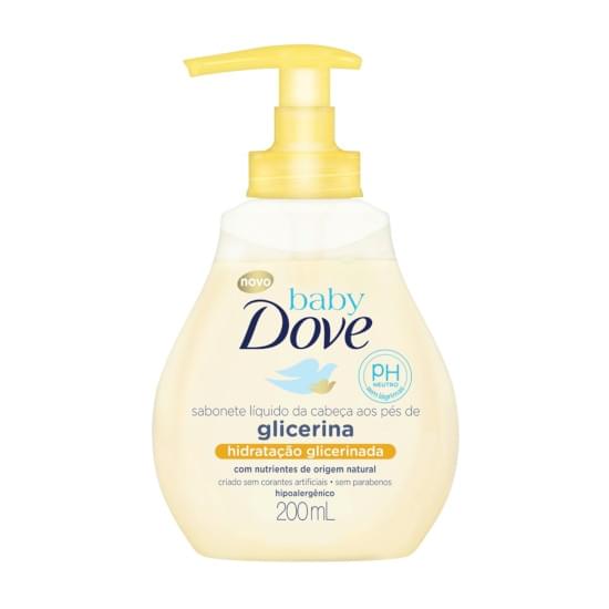 Imagem de Sabonete líquido dove baby da cabeça aos pés hidratação glicerinada baby dove 200ml