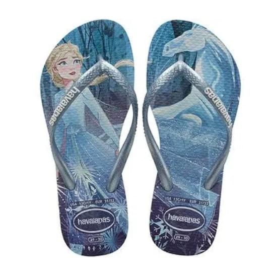 Imagem de Sandália havaianas infantil slim frozen lavanda 29/0