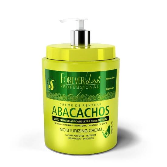 Imagem de Creme de pentear para cacheadas forever liss abacachos 950g