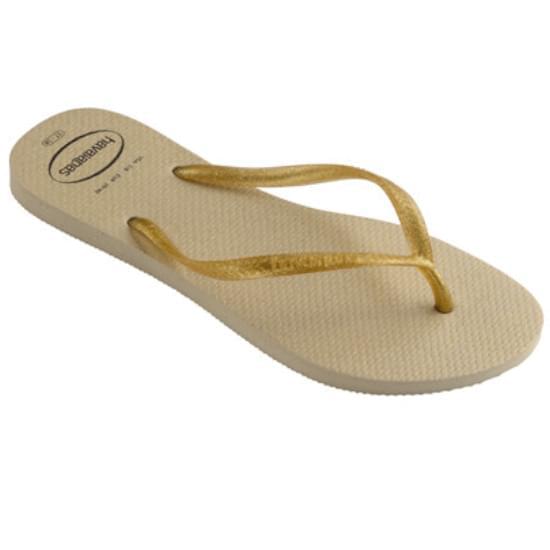 Imagem de Sandalia havaiana feminina slim gloss areia 33/4