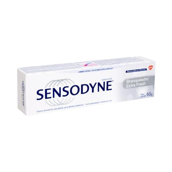 Imagem de Creme dental branqueador extra fresh sensodyne caixa 50g