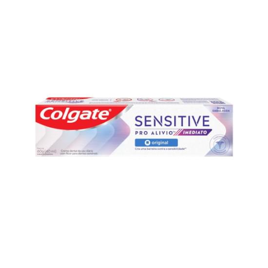 Imagem de Creme dental para dentes sensíveis colgate sensitive pro-alívio original 60g