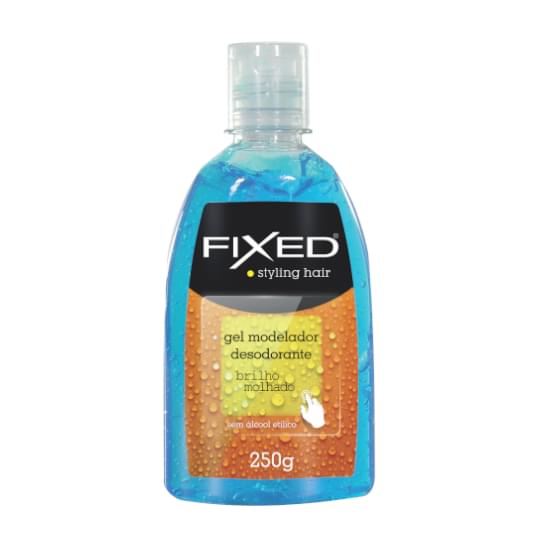 Imagem de Fixed gel styling hair modelador 250g azul