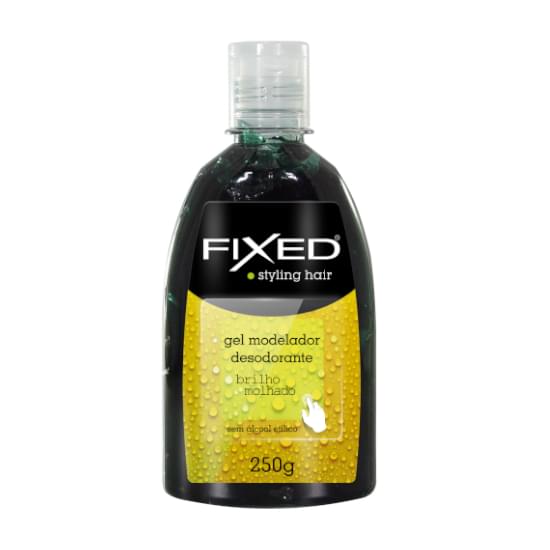 Imagem de Fixed gel styling hair modelador 250g preto