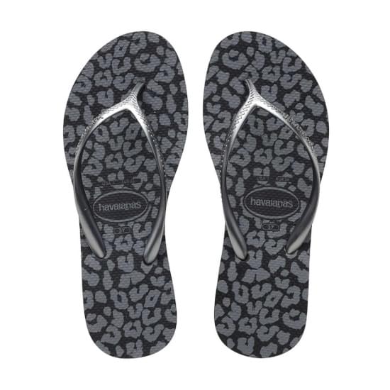 Imagem de Sandália havaianas feminina high light ii preto/grafite 39