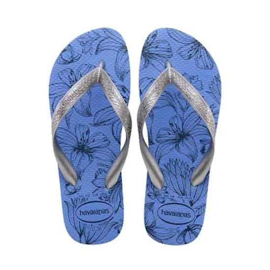 Imagem de Sandália havaianas feminina color floral azul provence 33/34